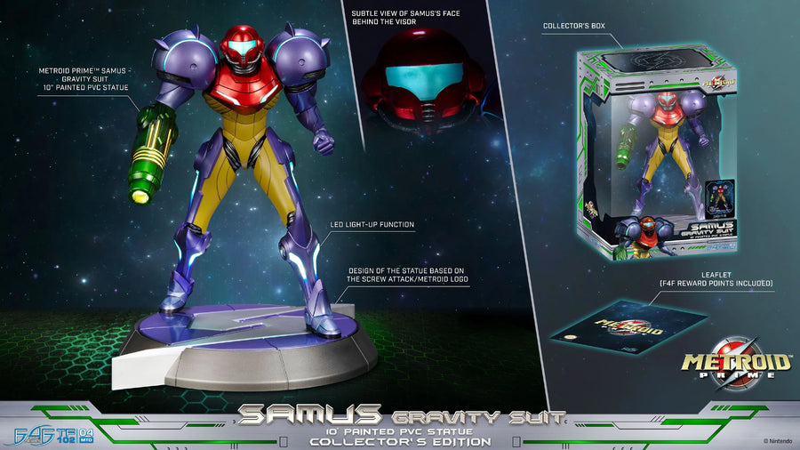 Samus Gravity Suit (Collector's Edition) - LIMITED EDITION – First 4 Figures – ActionFigure Brasil
