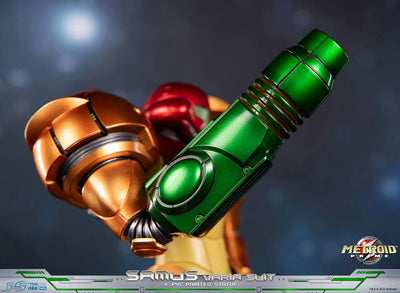 Samus Varia Suit (Collector's Edition) - LIMITED EDITION – First 4 Figures – ActionFigure Brasil — embalagem