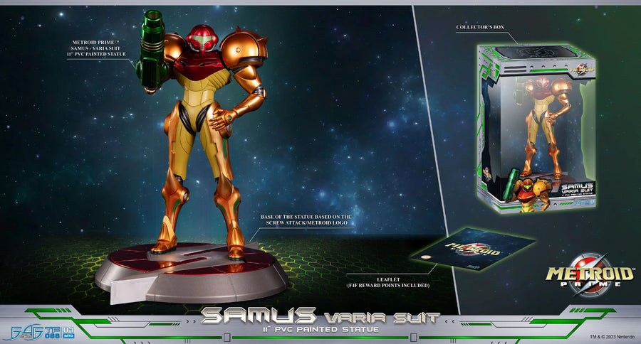 Samus Varia Suit (Collector's Edition) - LIMITED EDITION – First 4 Figures – ActionFigure Brasil