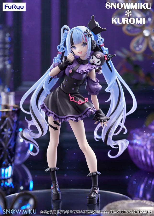 Sanrio Characters - Vocaloid - Hatsune Miku - Kuromi - Trio-Try-iT Figure (FuRyu)ㅤ – FuRyu – ActionFigure Brasil