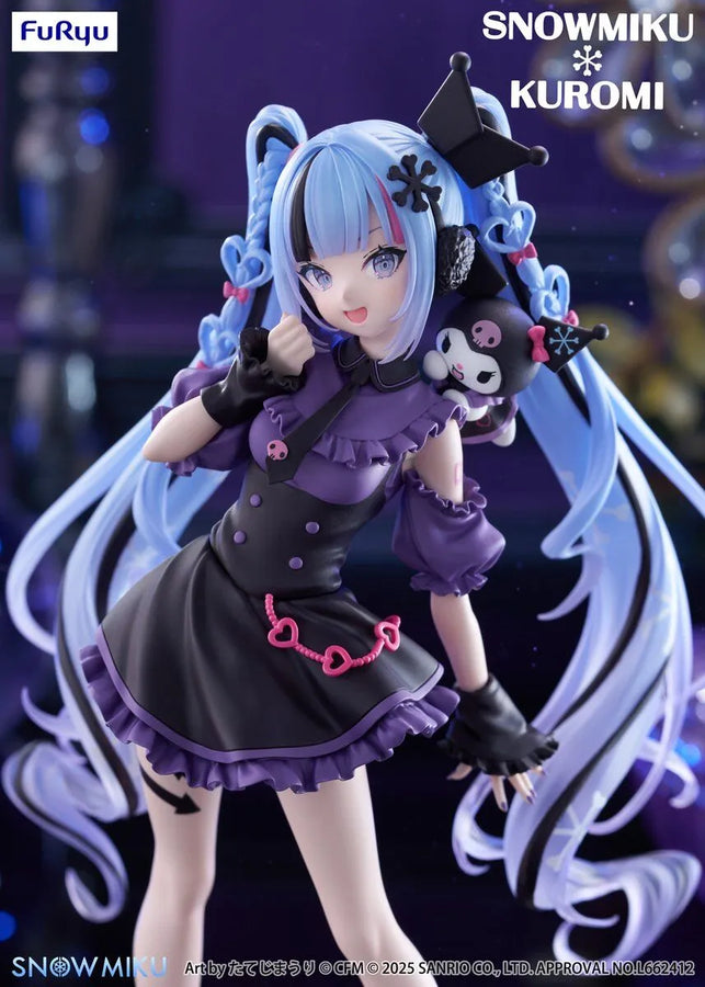 Sanrio Characters - Vocaloid - Hatsune Miku - Kuromi - Trio-Try-iT Figure (FuRyu)ㅤ – FuRyu – ActionFigure Brasil
