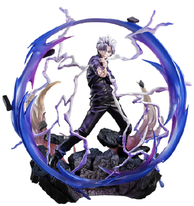 Satoru Gojo (Kyoshiki Murasaki Version) – MegaHouse – ActionFigure Brasil — com base expositora