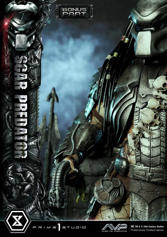 Scar Predator (Deluxe Bonus Version) Ailen vs.Predator – Prime1Studio – ActionFigure Brasil
