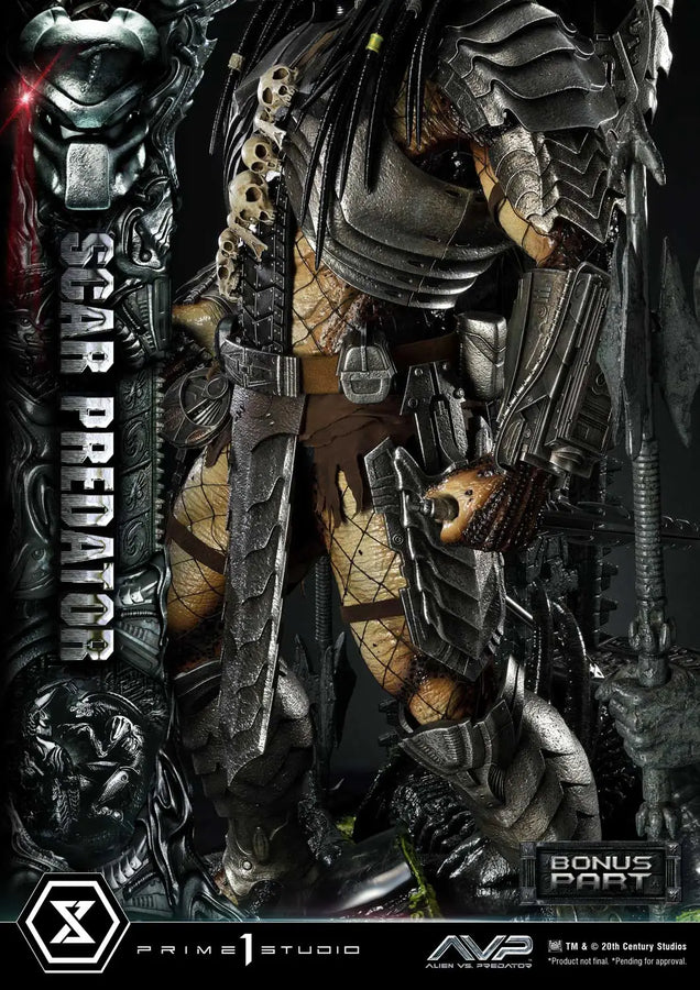 Scar Predator (Deluxe Bonus Version) Ailen vs.Predator – Prime1Studio – ActionFigure Brasil