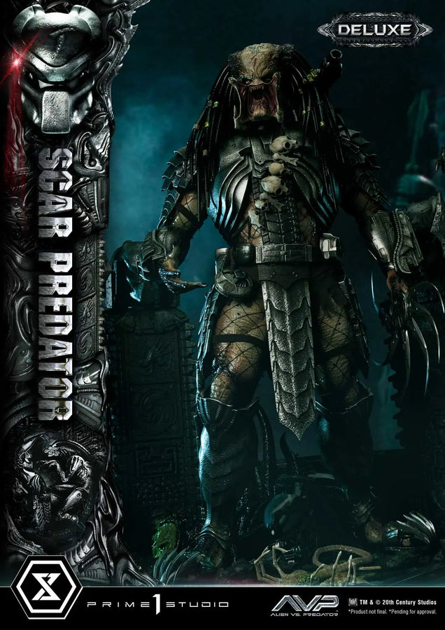 Scar Predator (Deluxe Bonus Version) Ailen vs.Predator – Prime1Studio – ActionFigure Brasil