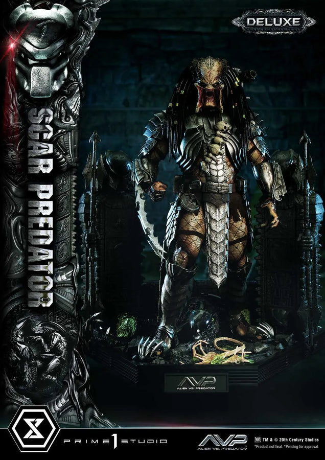 Scar Predator (Deluxe Bonus Version) Ailen vs.Predator – Prime1Studio – ActionFigure Brasil