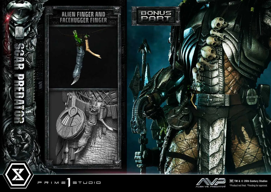 Scar Predator (Deluxe Bonus Version) Ailen vs.Predator – Prime1Studio – ActionFigure Brasil