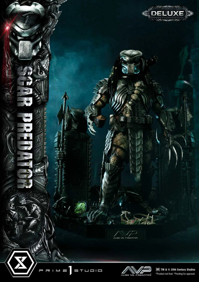 Scar Predator (Deluxe Bonus Version) Ailen vs.Predator – Prime1Studio – ActionFigure Brasil