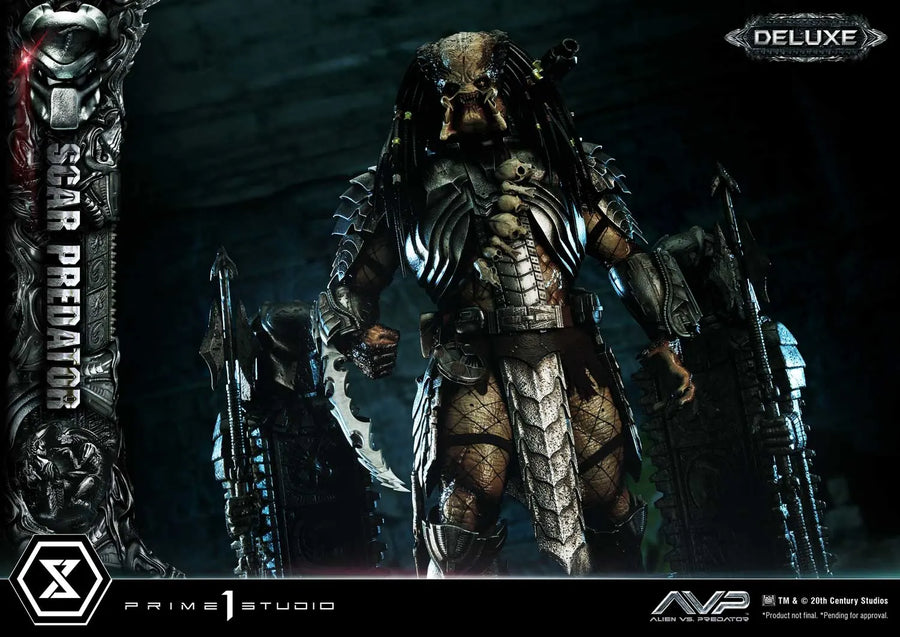 Scar Predator (Deluxe Bonus Version) Ailen vs.Predator – Prime1Studio – ActionFigure Brasil