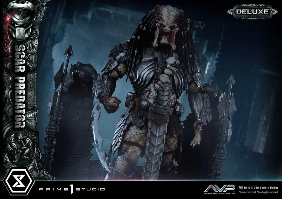 Scar Predator (Deluxe Bonus Version) Ailen vs.Predator – Prime1Studio – ActionFigure Brasil