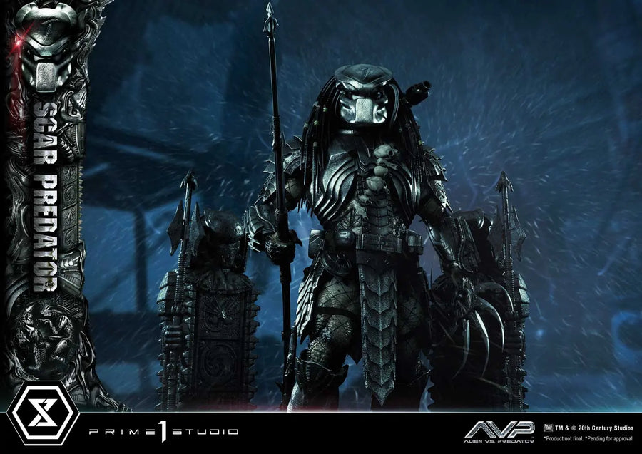 Scar Predator (Deluxe Bonus Version) Ailen vs.Predator – Prime1Studio – ActionFigure Brasil