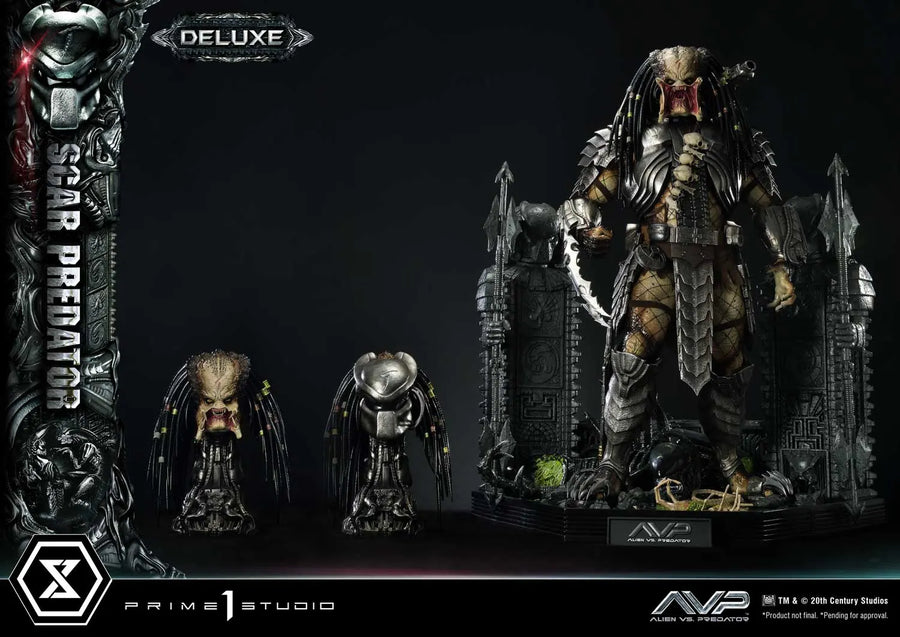 Scar Predator (Deluxe Bonus Version) Ailen vs.Predator – Prime1Studio – ActionFigure Brasil