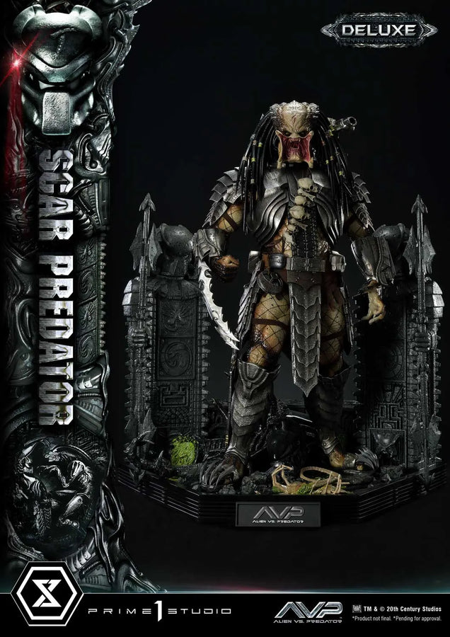 Scar Predator (Deluxe Bonus Version) Ailen vs.Predator – Prime1Studio – ActionFigure Brasil