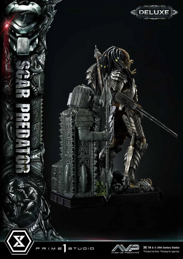 Scar Predator (Deluxe Bonus Version) Ailen vs.Predator – Prime1Studio – ActionFigure Brasil