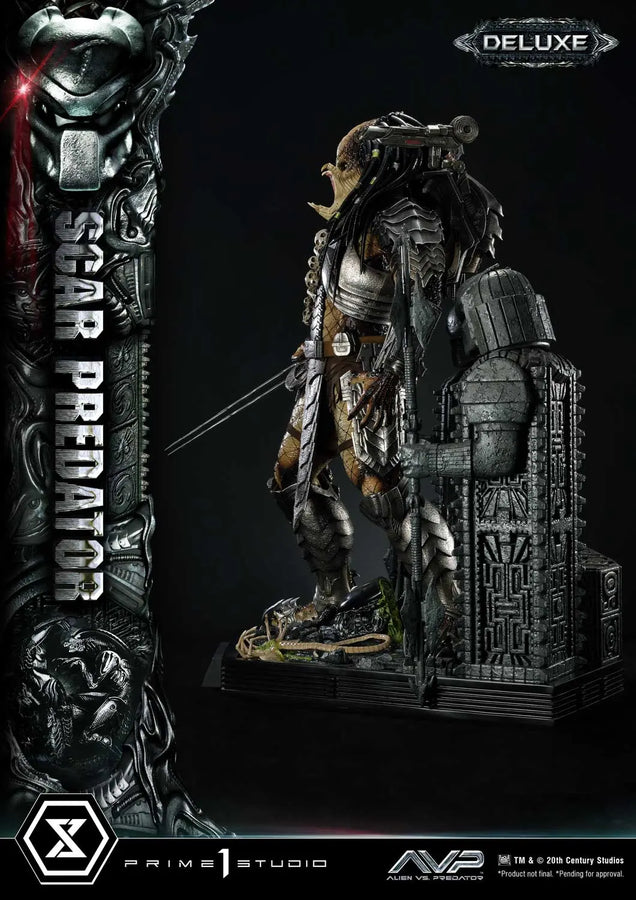 Scar Predator (Deluxe Bonus Version) Ailen vs.Predator – Prime1Studio – ActionFigure Brasil