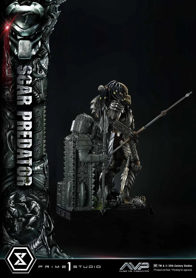Scar Predator (Deluxe Bonus Version) Ailen vs.Predator – Prime1Studio – ActionFigure Brasil