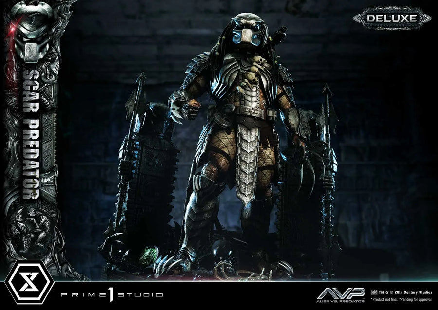 Scar Predator (Deluxe Bonus Version) Ailen vs.Predator – Prime1Studio – ActionFigure Brasil