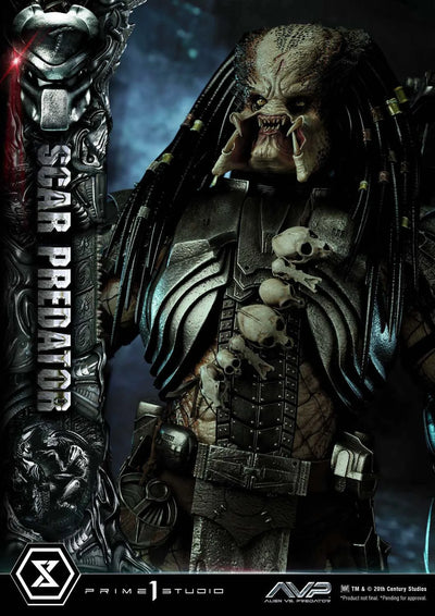 Scar Predator (Deluxe Bonus Version) - LIMITED EDITION: TBD (Deluxe Bonus Version) – Prime 1 Studio – ActionFigure Brasil — ângulo diferente