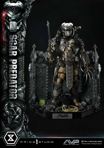 Scar Predator (Deluxe Bonus Version) - LIMITED EDITION: TBD (Deluxe Bonus Version) – Prime 1 Studio – ActionFigure Brasil — detalhe do produto