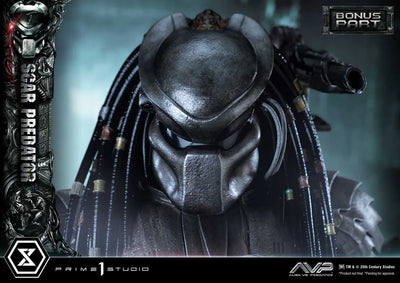 Scar Predator (Deluxe Bonus Version) - LIMITED EDITION: TBD (Deluxe Bonus Version) – Prime 1 Studio – ActionFigure Brasil — ângulo diferente