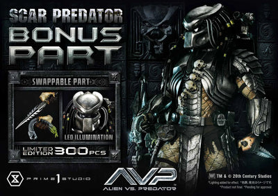 Scar Predator (Deluxe Bonus Version) - LIMITED EDITION: TBD (Deluxe Bonus Version) – Prime 1 Studio – ActionFigure Brasil — embalagem