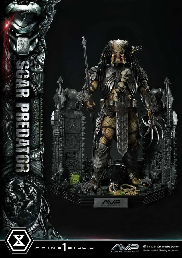 Scar Predator (Regular Version) Ailen vs.Predator – Prime1Studio – ActionFigure Brasil