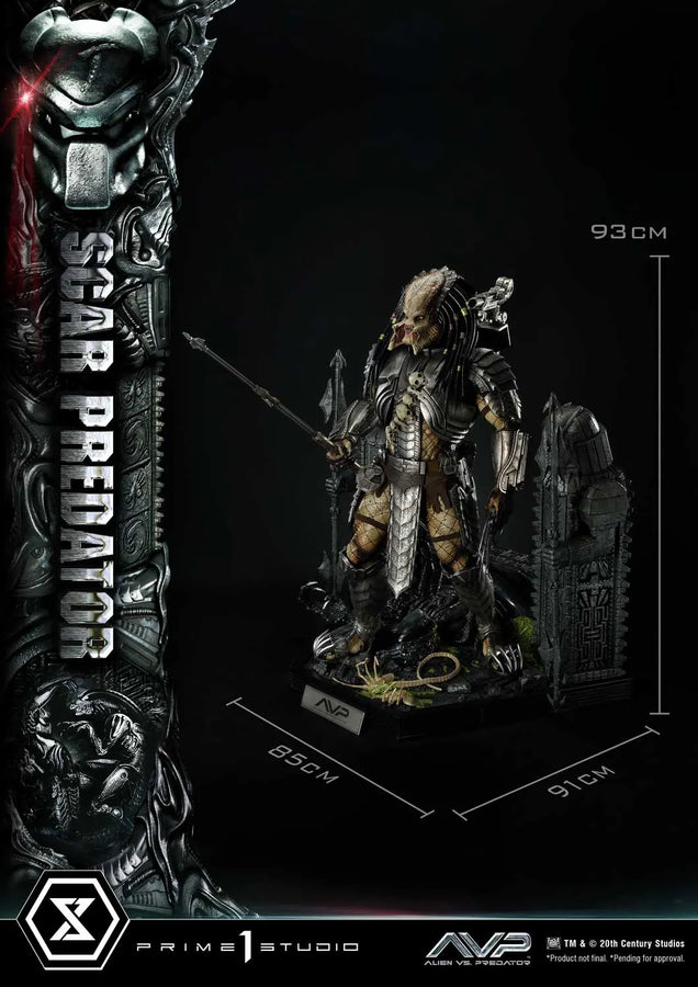 Scar Predator (Regular Version) Ailen vs.Predator – Prime1Studio – ActionFigure Brasil
