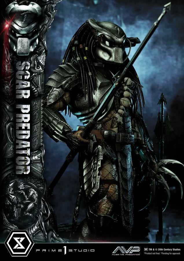 Scar Predator (Regular Version) Ailen vs.Predator – Prime1Studio – ActionFigure Brasil