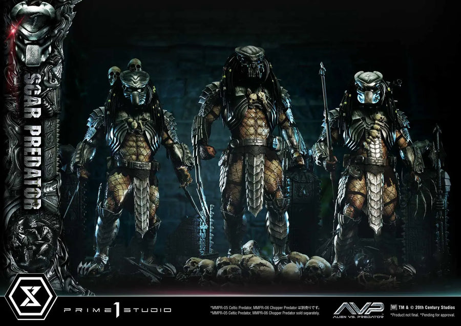 Scar Predator (Regular Version) Ailen vs.Predator – Prime1Studio – ActionFigure Brasil