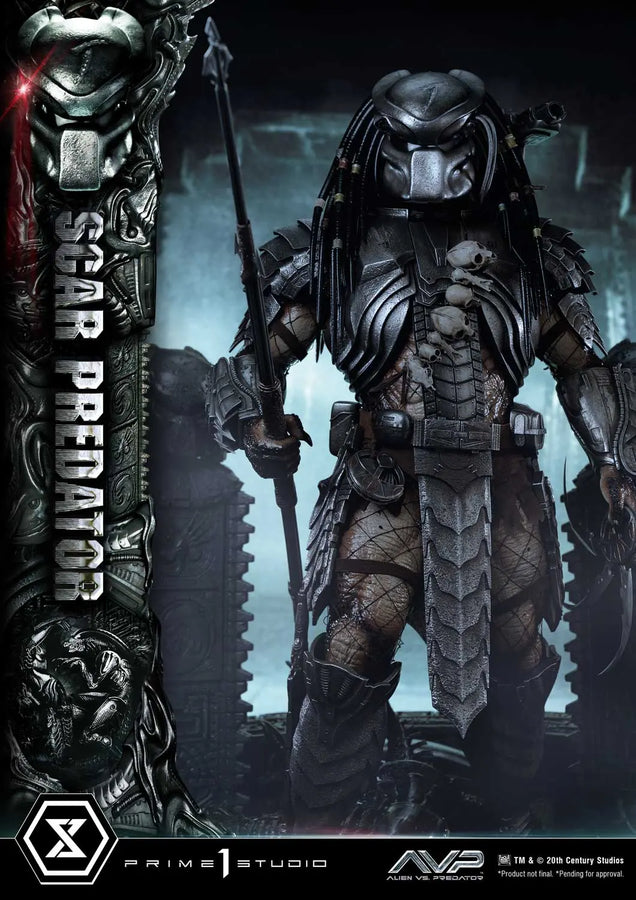 Scar Predator (Regular Version) Ailen vs.Predator – Prime1Studio – ActionFigure Brasil