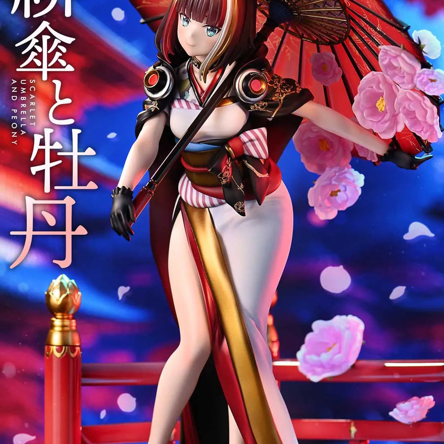 Scarlet Umbrella and Peony (Deluxe Bonus Version) fuzichoco original Illustration – Prime1Studio – ActionFigure Brasil