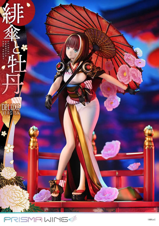 Scarlet Umbrella and Peony (Deluxe Bonus Version) fuzichoco original Illustration – Prime1Studio – ActionFigure Brasil