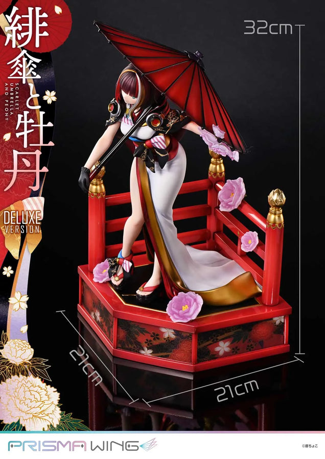Scarlet Umbrella and Peony (Deluxe Bonus Version) fuzichoco original Illustration – Prime1Studio – ActionFigure Brasil