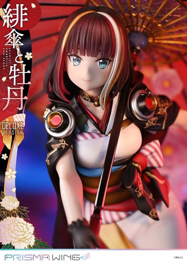 Scarlet Umbrella and Peony (Deluxe Bonus Version) fuzichoco original Illustration – Prime1Studio – ActionFigure Brasil