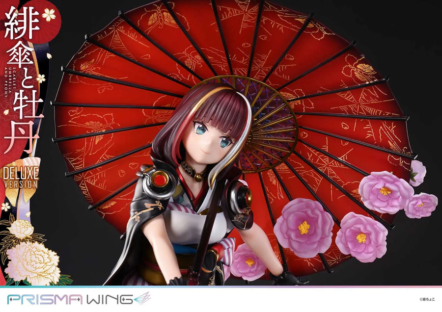 Scarlet Umbrella and Peony (Deluxe Bonus Version) fuzichoco original Illustration – Prime1Studio – ActionFigure Brasil