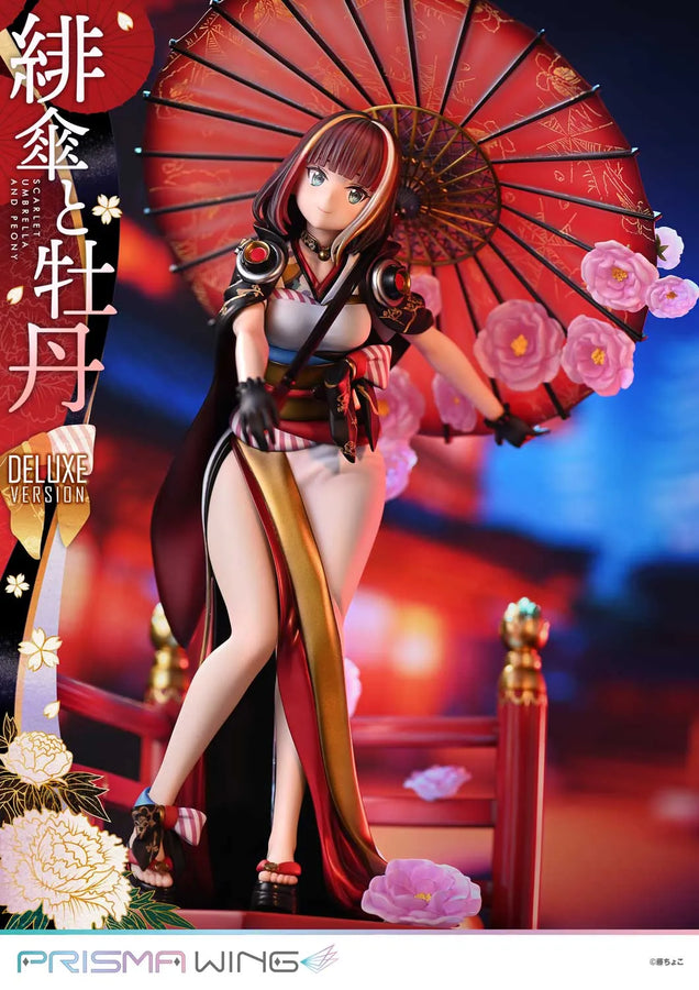 Scarlet Umbrella and Peony (Deluxe Bonus Version) fuzichoco original Illustration – Prime1Studio – ActionFigure Brasil