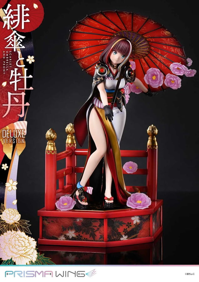 Scarlet Umbrella and Peony (Deluxe Bonus Version) fuzichoco original Illustration – Prime1Studio – ActionFigure Brasil