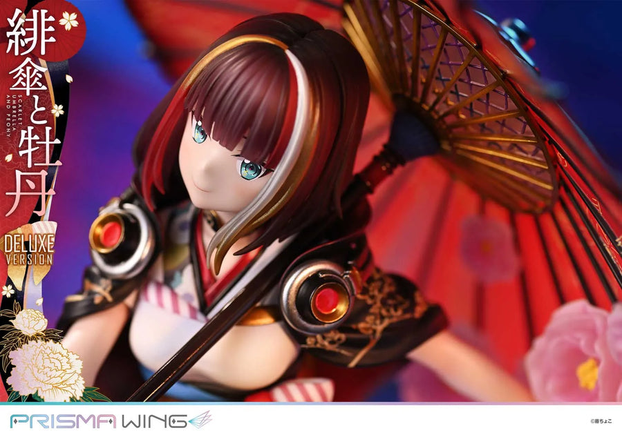 Scarlet Umbrella and Peony (Deluxe Bonus Version) fuzichoco original Illustration – Prime1Studio – ActionFigure Brasil