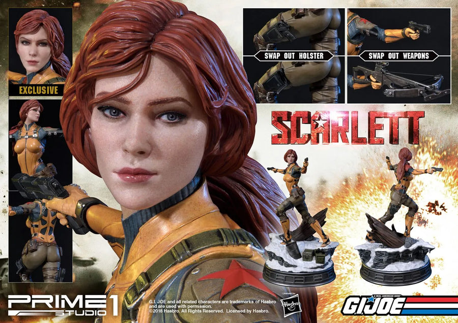 Scarlett (Exclusive Version) G.I. Joe – Prime1Studio – ActionFigure Brasil