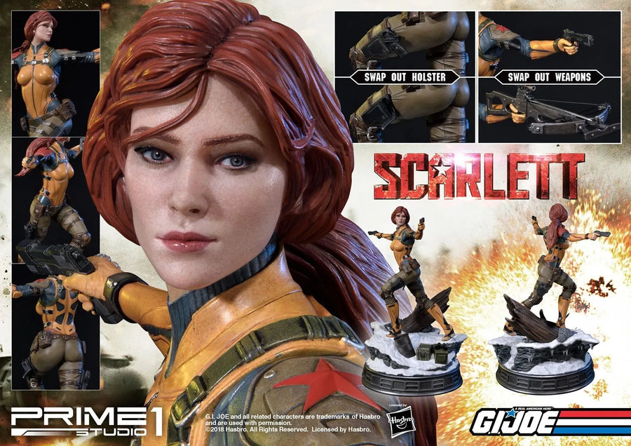 Scarlett (Regular Version) G.I. Joe – Prime1Studio – ActionFigure Brasil