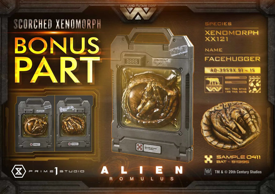 Scorched Xenomorph (Deluxe Bonus Version) Alien: Romulus – Prime1Studio – ActionFigure Brasil