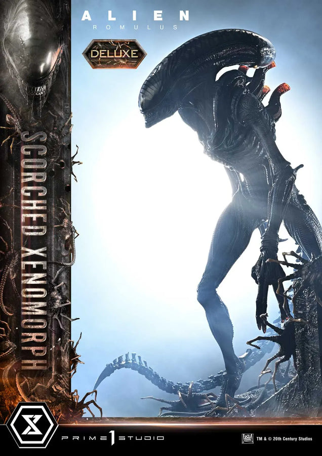 Scorched Xenomorph (Deluxe Bonus Version) Alien: Romulus – Prime1Studio – ActionFigure Brasil