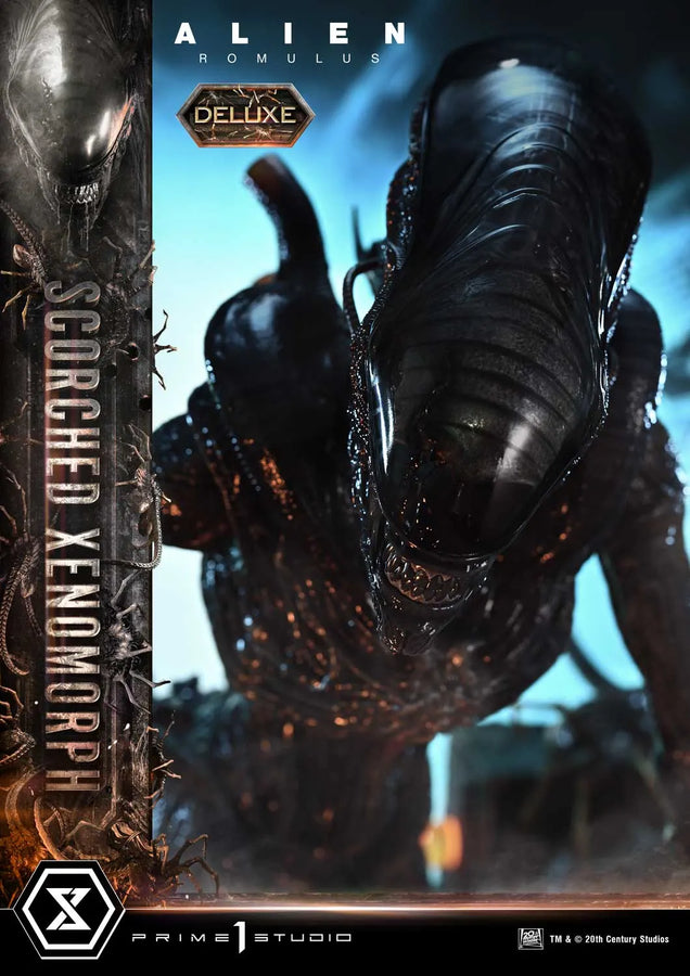 Scorched Xenomorph (Deluxe Bonus Version) Alien: Romulus – Prime1Studio – ActionFigure Brasil