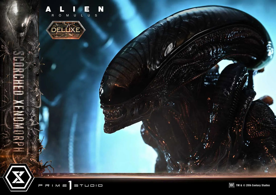 Scorched Xenomorph (Deluxe Bonus Version) Alien: Romulus – Prime1Studio – ActionFigure Brasil