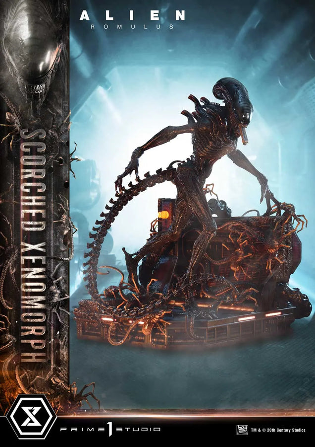 Scorched Xenomorph (Deluxe Bonus Version) Alien: Romulus – Prime1Studio – ActionFigure Brasil