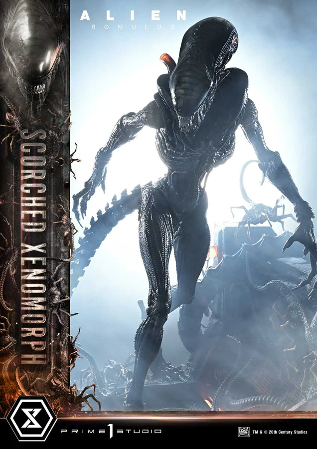 Scorched Xenomorph (Deluxe Bonus Version) Alien: Romulus – Prime1Studio – ActionFigure Brasil