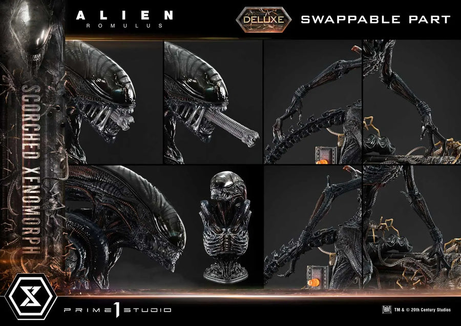 Scorched Xenomorph (Deluxe Bonus Version) Alien: Romulus – Prime1Studio – ActionFigure Brasil