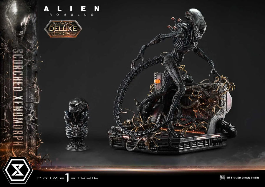 Scorched Xenomorph (Deluxe Bonus Version) Alien: Romulus – Prime1Studio – ActionFigure Brasil