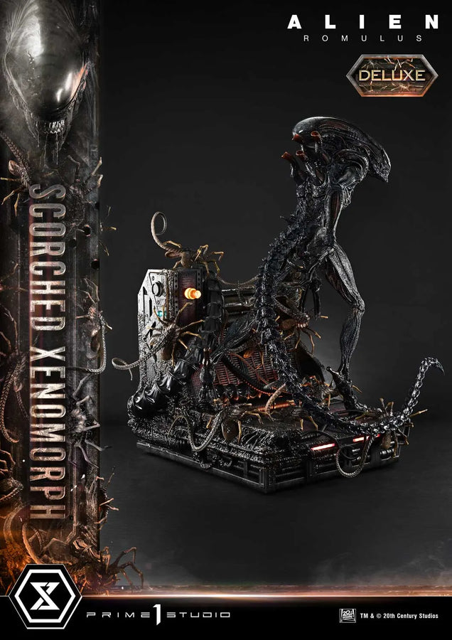 Scorched Xenomorph (Deluxe Bonus Version) Alien: Romulus – Prime1Studio – ActionFigure Brasil