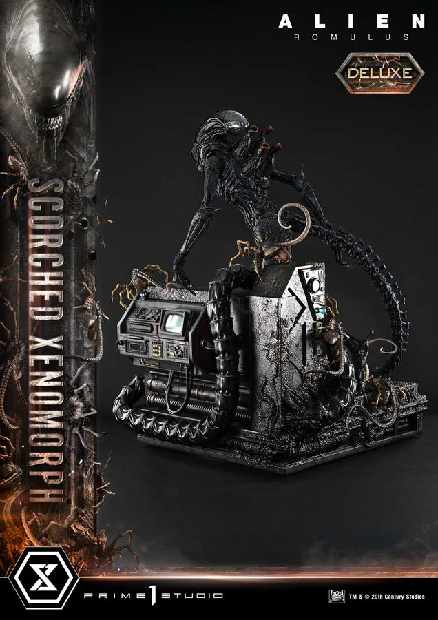 Scorched Xenomorph (Deluxe Bonus Version) Alien: Romulus – Prime1Studio – ActionFigure Brasil